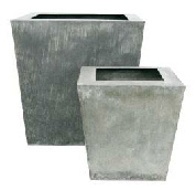 Galvanized steel plant containers