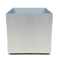 Square aluminium plant containers