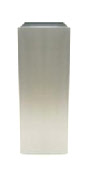 Tall square aluminium plant containers
