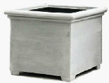 Tapered round galvanised plant containers Tapered round galvanised plant containers